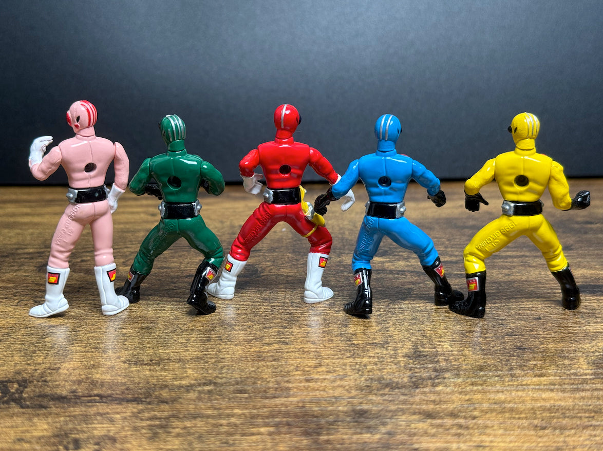 Himitsu Sentai Gorenger Mini Figure Set (Banpresto, 1999)