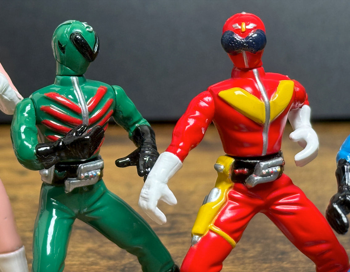 Himitsu Sentai Gorenger Mini Figure Set (Banpresto, 1999)
