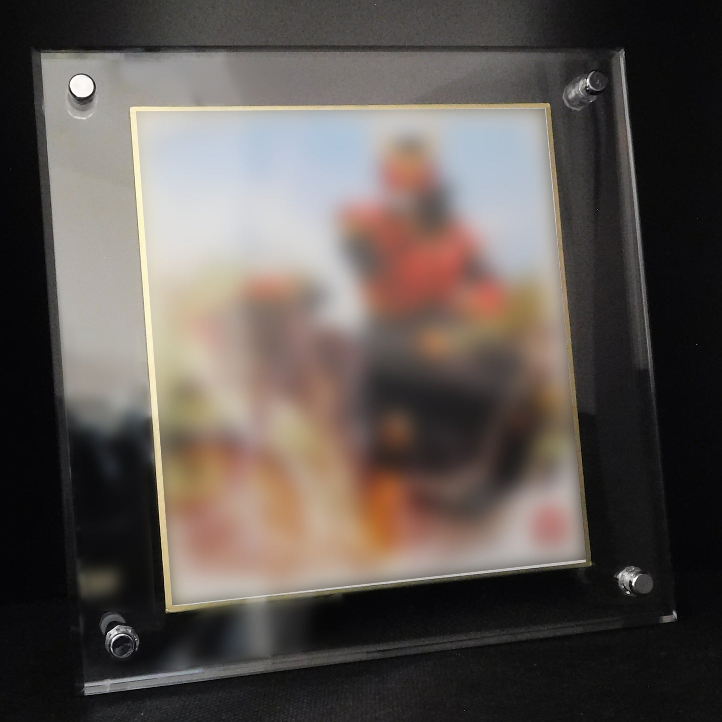 Square Acrylic Photo Frame for Small Shikishi Artboard Display