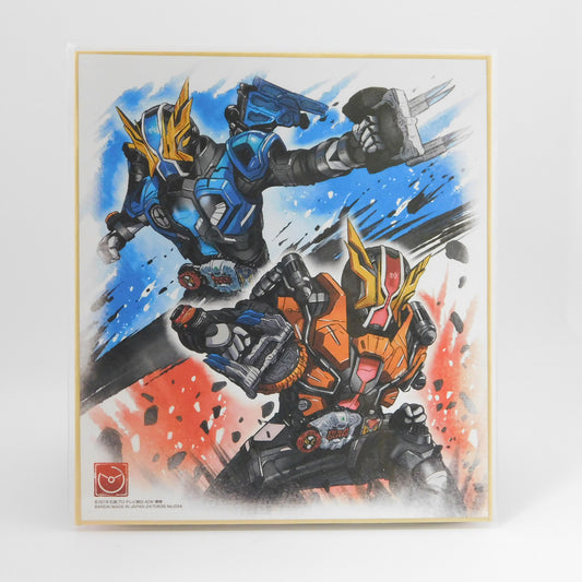 Kamen Rider Geiz Shippu and Goretsu Printed Shikishi Artboard